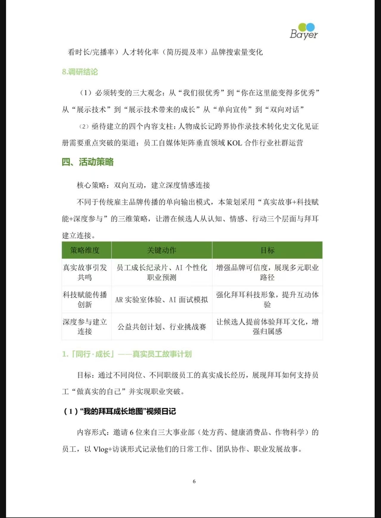 拜耳品牌传播策略内容